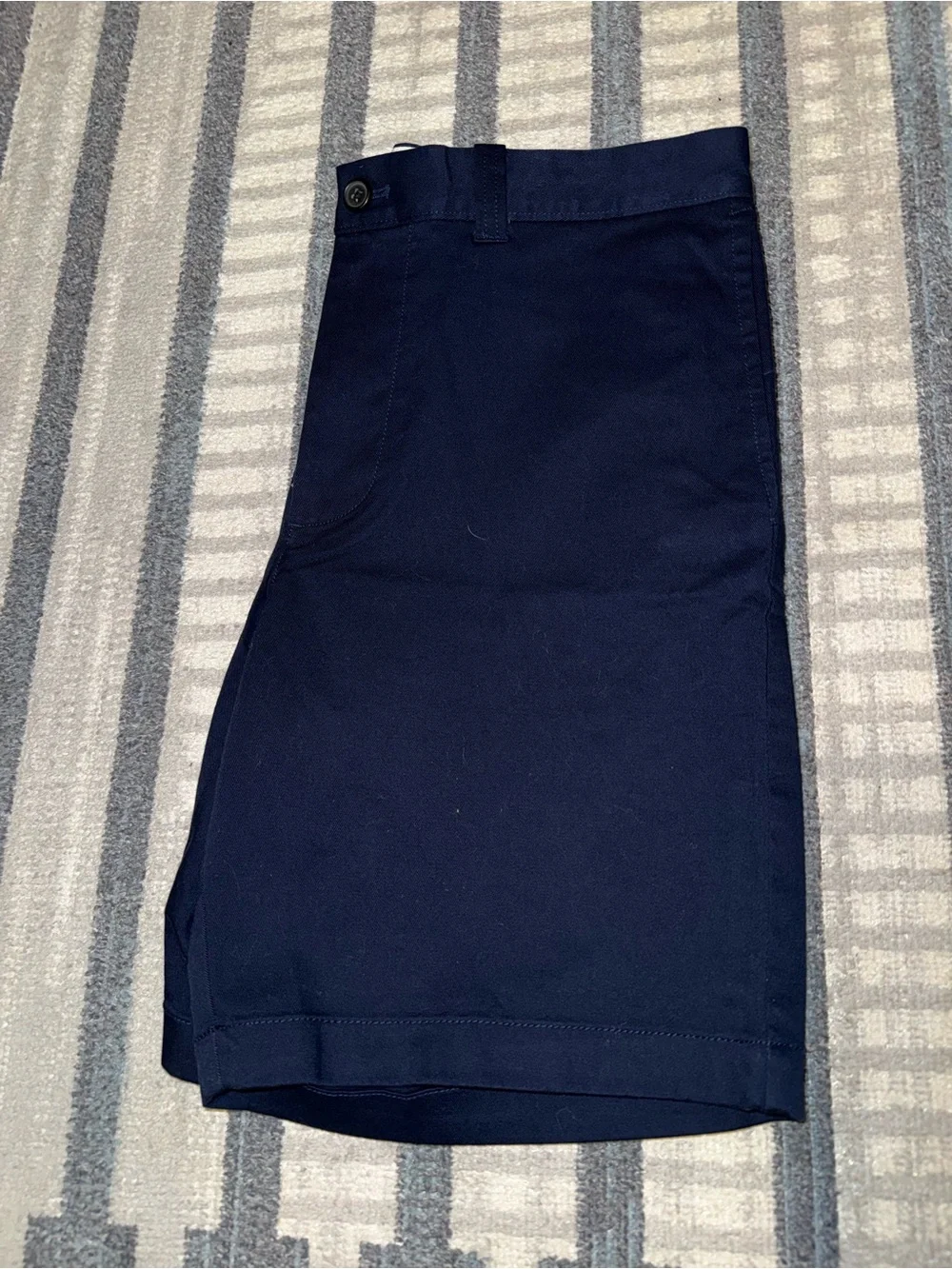 J.Crew Men's Navy Flex Gramercy Shorts - Classic Chino 9-Inch Inseam Size 33 NWT